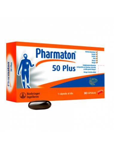 PHARMATON 50 PLUS CON OMEGA-3 60 COMPRIMIDOS