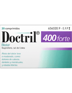 DOCTRIL FORTE 400 MG 20 COMPRIMIDOS RECUBIERTOS