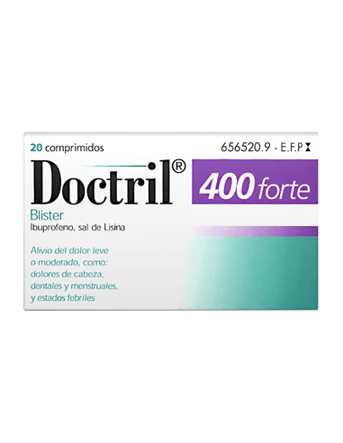 DOCTRIL FORTE 400 MG 20 COMPRIMIDOS RECUBIERTOS