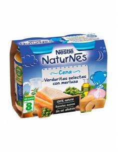 NESTLE NATURNES CENA VERDURA MERLUZA 2 X 200G