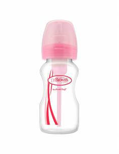 DR BROWN S BIBERON BOCA ANCHA 270 ML ROSA