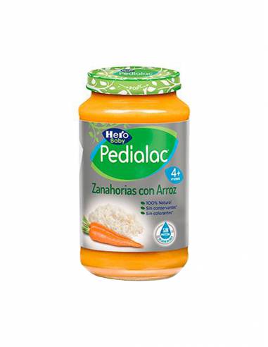 HERO BABY PEDIALAC ZANAHORIAS CON ARROZ 235 G