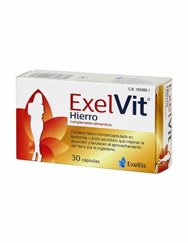 EXELVIT HIERRO 30 CAPSULAS