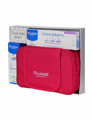 MUSTELA PACK BEBE PASEO ROSA