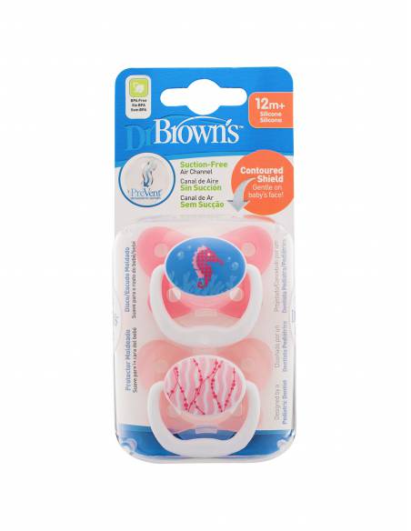 DR BROWN S CHUPETE PREVENT ESCUDO MARIPOSA +12M