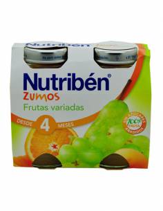 NUTRIBEN ZUMO FRUTA VARIADA 2 X 130 ML