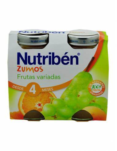 NUTRIBEN ZUMO FRUTA VARIADA 2 X 130 ML