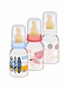 NUK BIBERON LATEX BOCA ESTRECHA T1 M 110 ML