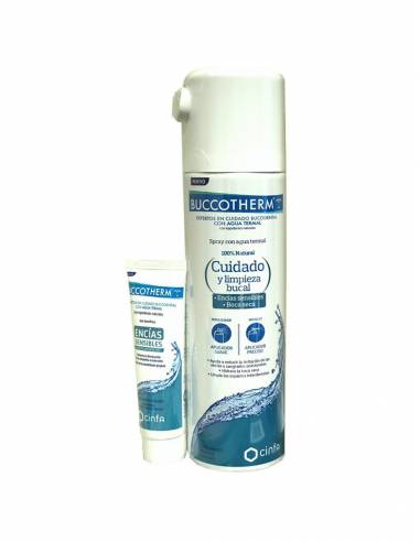 BUCCOTHERM SPRAY DENTAL 200 ML+PASTA ENCIAS 25 M