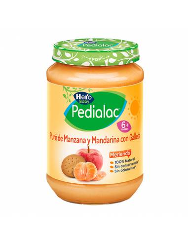 HERO BABY PEDIALAC MERIENDA PURÉ DE MANZANA, MAN