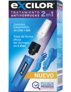 EXCILOR TRATAMIENTO ANTIVERRUGAS 2 EN 1