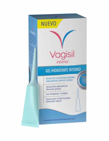 VAGISIL INTIMA GEL HIDRATANTE INTERNO 6 APLICACI