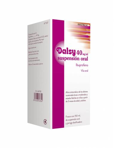 DALSY 40 MG/ML SUSPENSION ORAL 150 ML