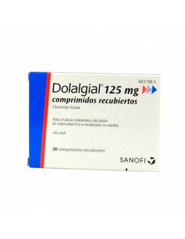 DOLALGIAL 125 MG 20 COMPRIMIDOS RECUBIERTOS