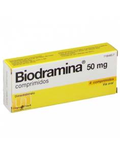 BIODRAMINA 50 MG 4 COMPRIMIDOS