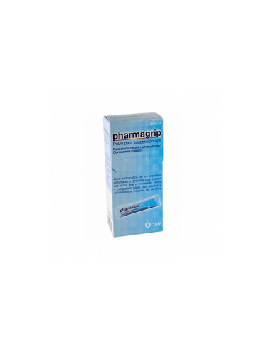 PHARMAGRIP FORTE 650/4/10 MG 10 SOBRES POLVO SUS