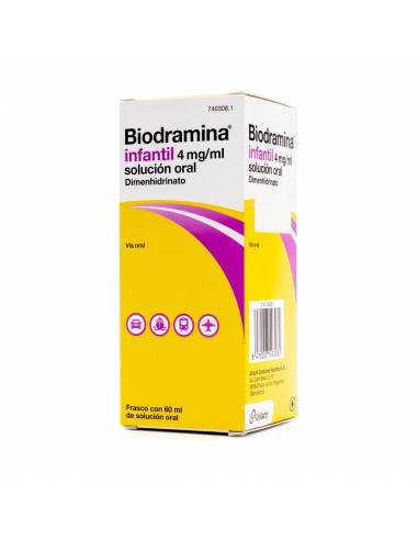 BIODRAMINA INFANTIL 4 MG/ML SOLUCION ORAL 60 ML