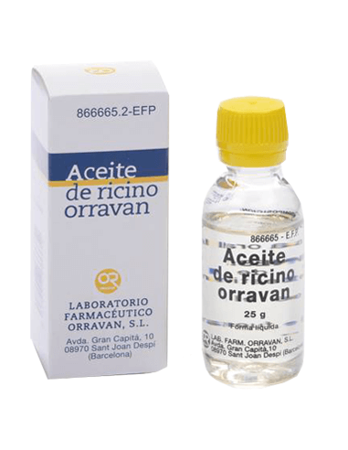ACEITE RICINO ORRAVAN SOLUCION ORAL 25 G