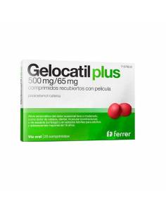 GELOCATIL PLUS 500/65 MG 20 COMPRIMIDOS RECUBIER