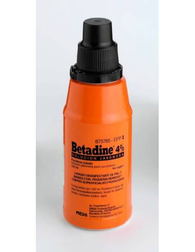 BETADINE 40 MG/ML SOLUCIÓN TÓPICA JABONOSA 125 ML