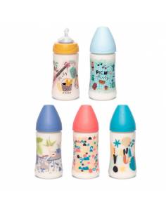 SUAVINEX BIBERÓN TETINA ANATÓMICA SILICONA 0-6 MESES 270 ML