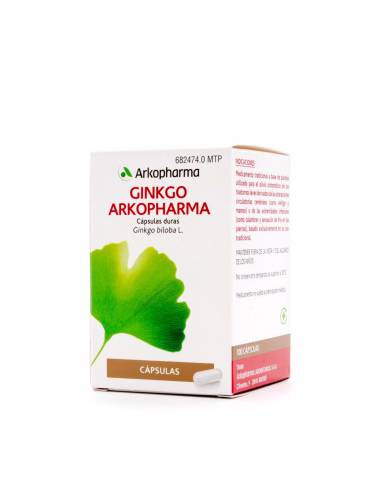 GINKGO ARKOPHARMA 180 MG 100 CÁPSULAS