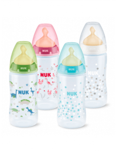 NUK BIBERÓN LÁTEX BOCA ANCHA T2 L 300 ML