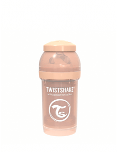 TWISTSHAKE BIBERÓN ANTICÓLICO BEIG PASTEL 180 ML