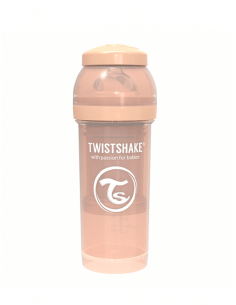 TWISTSHAKE BIBERÓN ANTICÓLICO BEIG PASTEL 260 ML