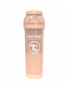 TWISTSHAKE BIBERÓN ANTICÓLICO BEIG PASTEL 330 ML