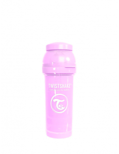 TWISTSHAKE BIBERÓN ANTICÓLICO LILA PASTEL 180 ML
