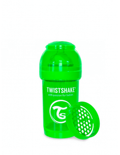 TWISTSHAKE BIBERÓN ANTICÓLICO VERDE 180 ML