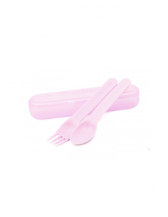 SUAVINEX SET DE CUBIERTOS INFANTILES ESTUCHE LILA