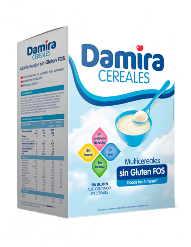 DAMIRA MULTICEREAL S/G FOS 600G