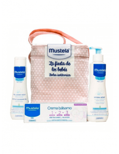 MUSTELA BOLSA ISOTÉRMICA LA FIESTA DE LOS BEBÉS ROSA