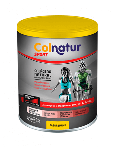 COLNATUR SPORT POLVO SABOR LIMÓN 345 G