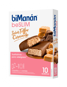 BIMANAN SUSTITUTIVE BARRITA TOFFEE  8 UNIDADES