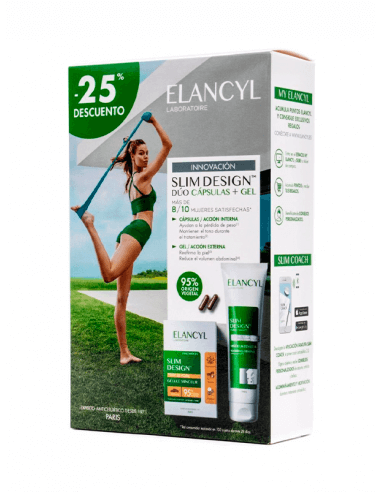 ELANCYL SLIM DESIGN 60 CÁPSULAS + GEL 150 ML PACK