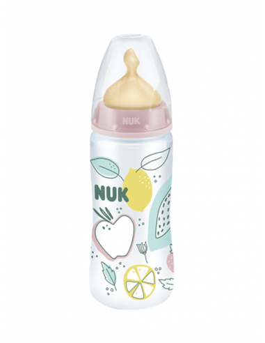 NUK COLOR PLAY BIBERÓN LÁTEX TALLA L 6-18 MESES 300 ML