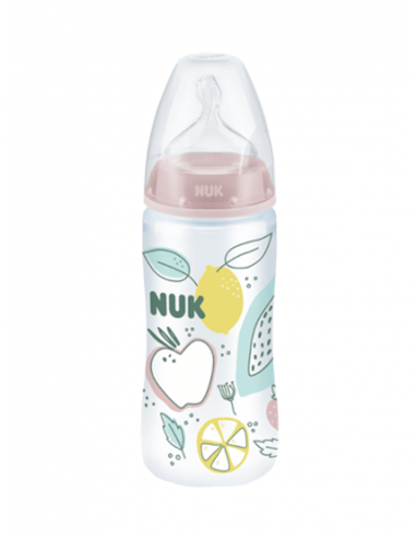 NUK COLOUR PLAY BIBERÓN SILICONA TALLA M 300 ML