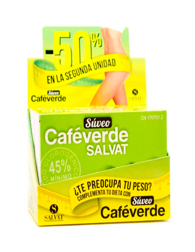 SALVAT SÚVEO CAFÉVERDE 60 CÁPSULAS DUPLO