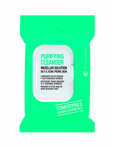 COMODYNES TOALLITAS MICELARES PIEL TEND ACNEICA