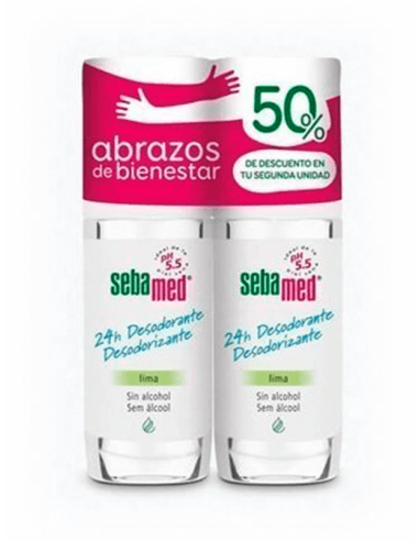 SEBAMED DESODORANTE 24H ROLL-ON DUPLO 2 X 50 ML