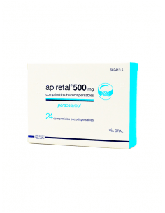 APIRETAL 500 MG 24 COMPRIMIDOS BUCODISPERSABLES