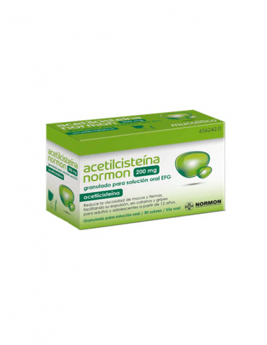 Acetilcisteina efg 30 sobres granulados | Farmacia