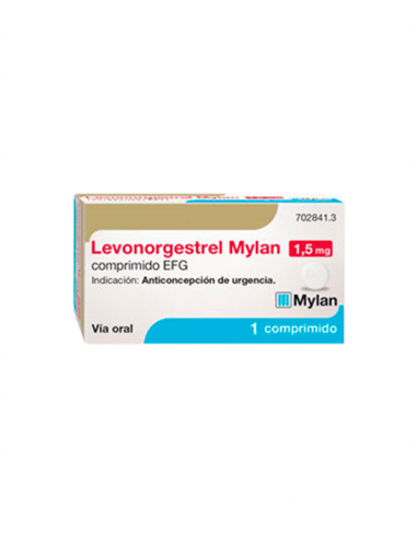 LEVONORGESTREL MYLAN EFG 1.5 MG 1 COMPRIMIDO