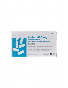 IBUFEN 400 MG 20 COMPRIMIDOS RECUBIERTOS