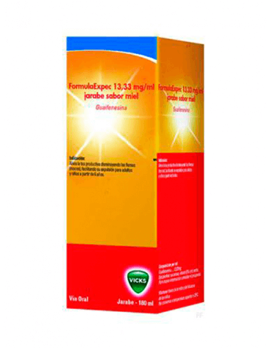 FORMULAEXPEC 13.33 MG/ML JARABE 180 ML MIEL