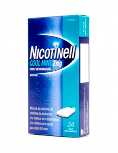 NICOTINELL COOL MINT 2 MG 24 CHICLES MEDICAMENTOSOS