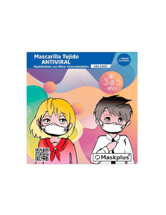 MASCARILLA DIUTEX INFANTIL 3 A 5 AÑOS 1 UNIDAD + 10 FILTROS